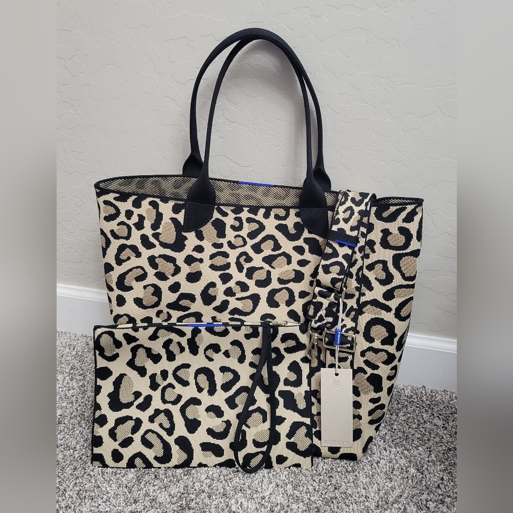 Rothy's Desert Cat Bag/wristlet/strap Bundle